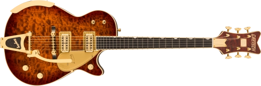 Gretsch Guitars - G6134TGQM-59 Limited Edition Quilt Classic Penguin with Bigsby, Ebony Fingerboard - Forge Glow