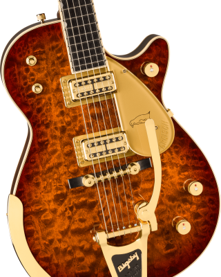 G6134TGQM-59 Limited Edition Quilt Classic Penguin with Bigsby, Ebony Fingerboard - Forge Glow