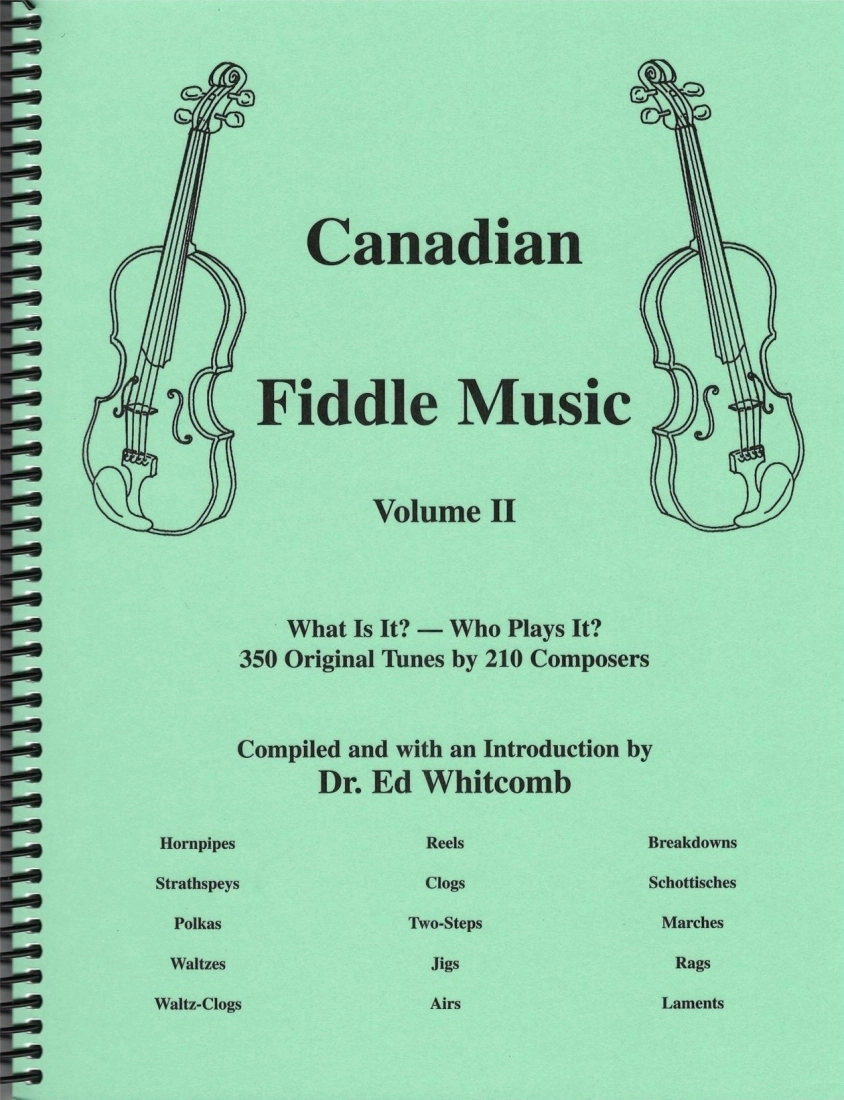 Canadian Fiddle Music, Volume II - Whitcomb - Fiddle - Book