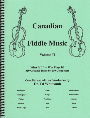 Ed Whitcomb - Canadian Fiddle Music, Volume II - Whitcomb - Fiddle - Book