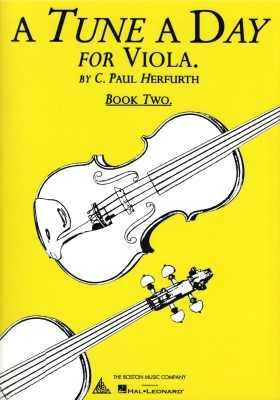 Boston Music Company - A Tune a Day, Book 2 - Herfurth - Viola - Book