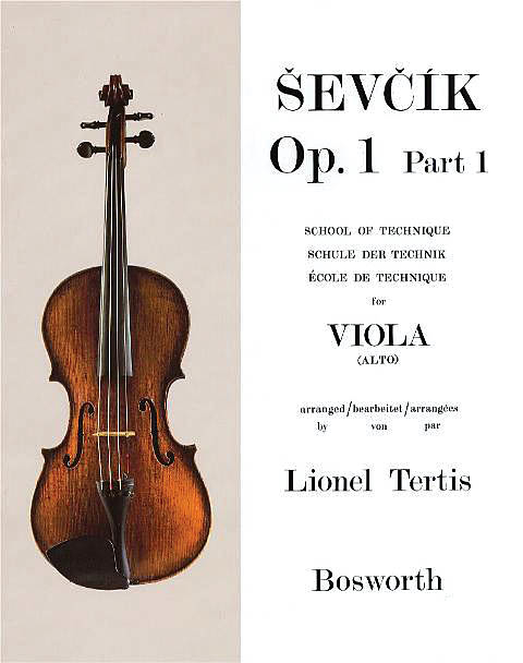 Sevcik for Viola Opus 1, Part 1: School of Technique - Sevcik/Tertis - Viola - Book