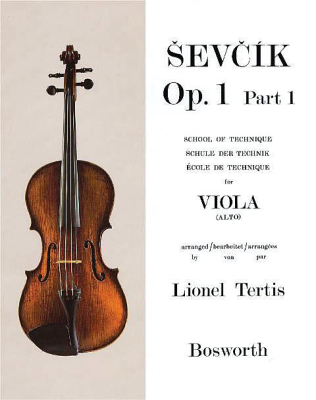 Bosworth Music GmbH - Sevcik for Viola Opus 1, Part 1: School of Technique - Sevcik/Tertis - Viola - Book