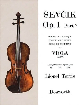 Sevcik for Viola Opus 1, Part 2: School of Technique - Sevcik/Tertis - Viola - Book