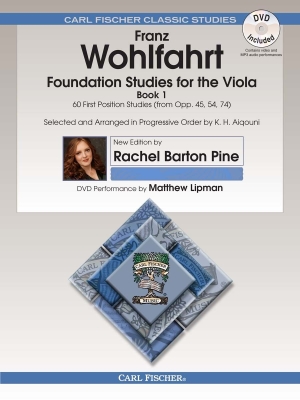 Carl Fischer - Foundation Studies for the Viola, Book 1 - Wohlfahrt/Pine/Aiqouni - Viola - Book/DVD