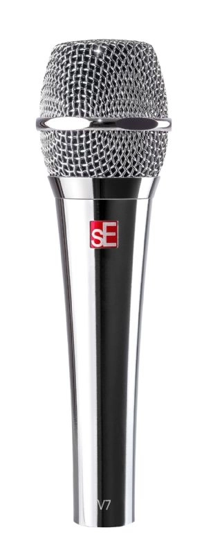 V7 Handheld Dynamic Vocal Microphone - Chrome