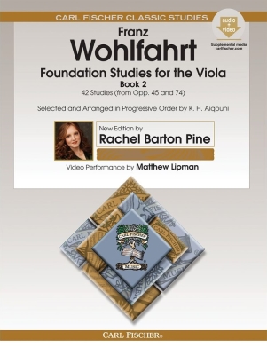 Carl Fischer - Foundation Studies for the Viola, Book 2 - Wohlfahrt/Pine - Viola - Book/Media Online