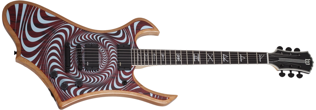 Wylde Goregehn Electric Guitar - Cocobolo Psychic Bullseye