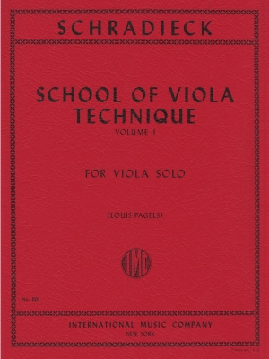 International Music Company - School of Viola Technique: Volume I - Schradieck/Pagels - Viola - Book