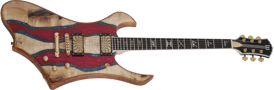 Wylde Special Edition Goregehn Electric Guitar - Blood River Burl