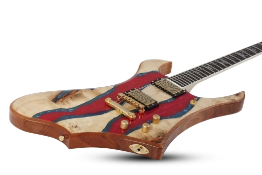 Wylde Special Edition Goregehn Electric Guitar - Blood River Burl