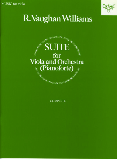 Suite for Viola and Orchestra (Pianoforte) - Vaughan Williams - Viola/Piano - Sheet Music