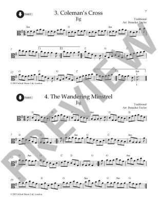 Irish Folk Tunes for Viola: 60 Traditional Pieces - Taylor - Viola - Book/Audio Online