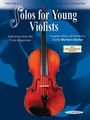 Summy-Birchard - Solos for Young Violists, Volume 2: Selections from the Viola Repertoire - Barber - Viola/Piano - Book