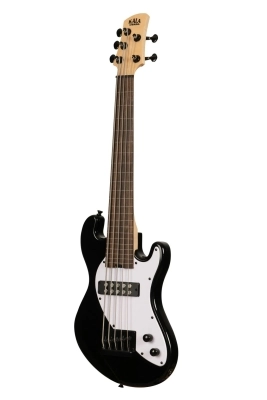 Solid Body 5-String Fretless U-BASS with Gigbag - Jet Black