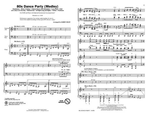 80s Dance Party (Medley) - Shaw - SATB
