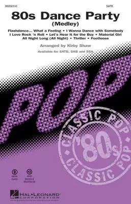 80s Dance Party (Medley) - Shaw - SATB