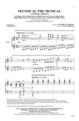 Seussical the Musical: A Choral Medley - Ahrens /Seuss /Flaherty /Beck - SAB