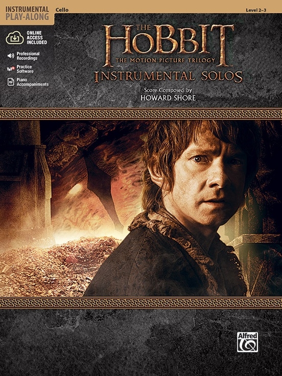 The Hobbit: The Motion Picture Trilogy Instrumental Solos for Strings - Shore/Galliford - Cello - Book/Media Online