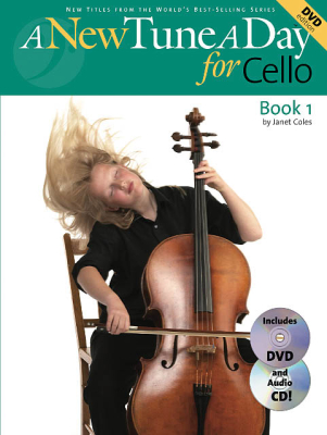Boston Music Company - A New Tune a Day, Book 1 - Coles  Cello - Book/CD/DVD