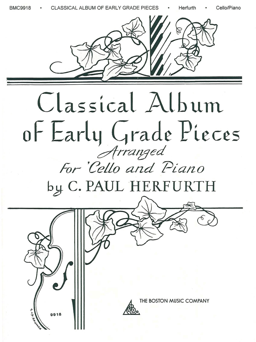 Classical Album of Early Grade Pieces - Herfurth - Cello/Piano - Book