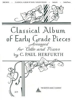 Boston Music Company - Classical Album of Early Grade Pieces - Herfurth - Cello/Piano - Book