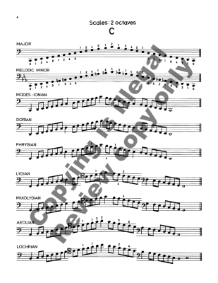 Cello Scales and Arpeggios - Forbes - Cello - Book