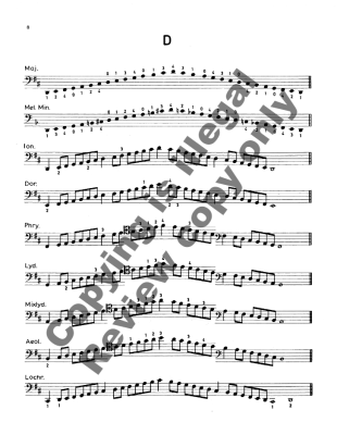 Cello Scales and Arpeggios - Forbes - Cello - Book