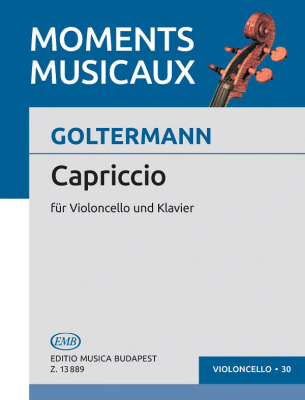 Editio Musica Budapest - Caprice - Goltermann/Pejtsik - Cello/Piano - Sheet Music