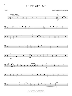 Peaceful Hymns for Cello: Instrumental Play-Along - Cello - Book/Audio Online