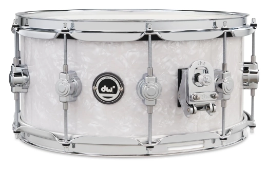 DWe 6.5x14\'\' Snare Drum with Trigger - White Marine Pearl