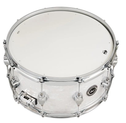 DWe 6.5x14\'\' Snare Drum with Trigger - White Marine Pearl