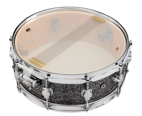 DWe 5x14\'\' Snare Drum with Trigger - Black Galaxy