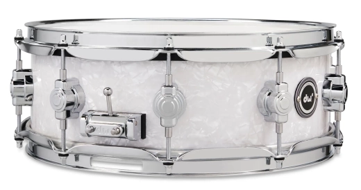 DWe 5x14\'\' Snare Drum with Trigger - White Marine Pearl