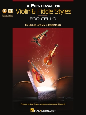 Hal Leonard - A Festival of Violin & Fiddle Styles for Cello - Lieberman - Cello - Book/Media Online