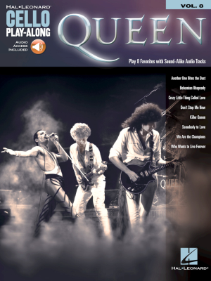 Queen: Cello Play-Along Volume 8 - Book/Audio Online