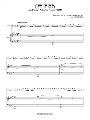 Let It Go (from \'\'Frozen\'\') with Vivaldi\'s \'\'Winter\'\' from Four Seasons - The Piano Guys - Cello/Piano - Sheet Music