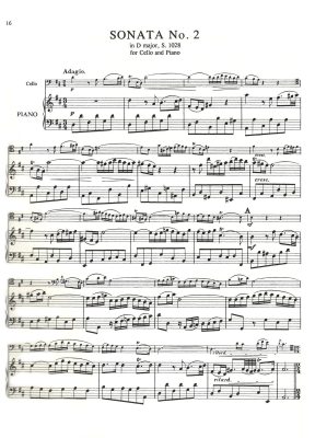 Three Viola da Gamba Sonatas, S. 1027-1029 - Bach/Klengel - Cello/Piano - Book