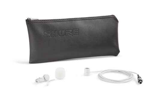 WL183M Omni Lavalier Microphone – White w/TQG Connector