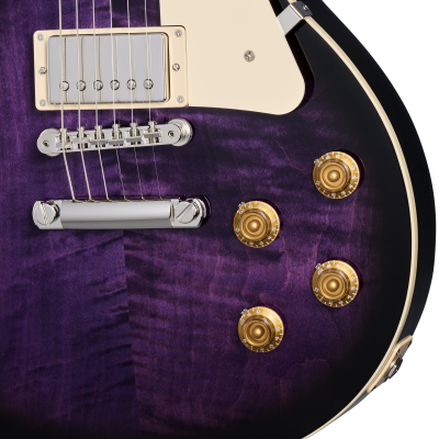 Les Paul Standard 50s Figured Top Electric Guitar with Hardshell Case - Dark Purple Burst