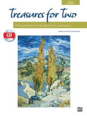 Alfred Publishing - Treasures for Two - Beck - Vocal Duet/Piano - Book/CD