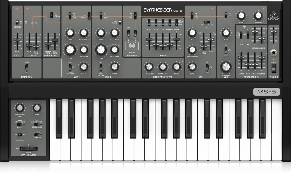 MS-5 Analog Synthesizer with 37 Full-Size Keys