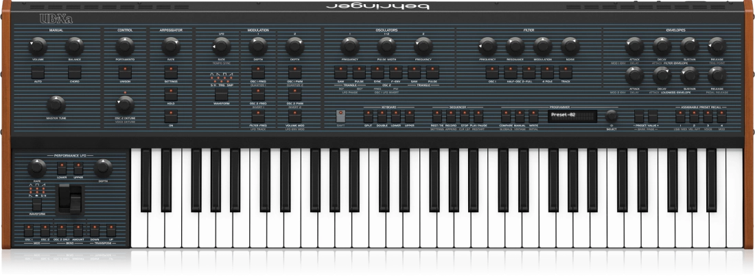 UB-Xa Classic Analog 16-Voice Multi-Timbral Polyphonic Synthesizer