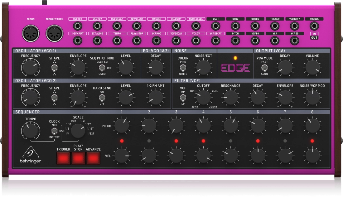 Edge Analog Semi-Modular Percussion Synthesizer