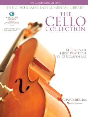 The Cello Collection: 14 Pieces in First Position by 13 Composers - Cello/Piano - Book/Audio Online