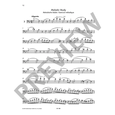 40 Melodious and Progressive Studies, Op. 31 Volume 1 Nos. 1-22 - Lee/Best  - Cello - Book