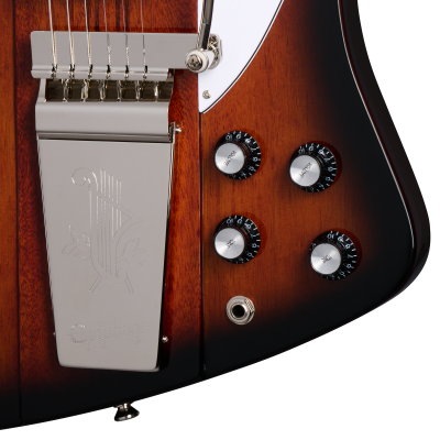 1963 Firebird V Electric Guitar with Hardshell Case - Vintage Sunburst