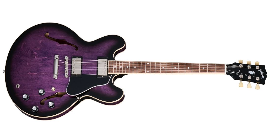 ES-335 Electric Guitar with Hardshell Case - Dark Purple Burst