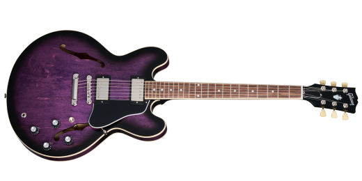 Gibson - ES-335 Electric Guitar with Hardshell Case - Dark Purple Burst