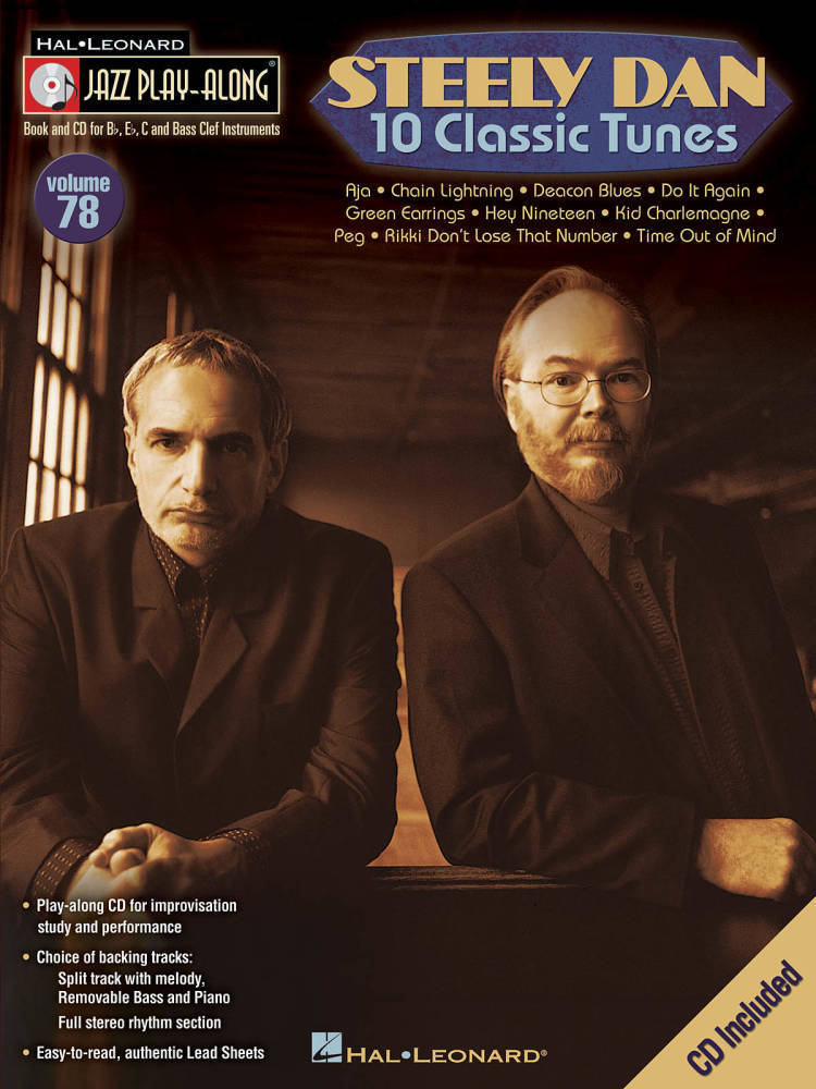 Hal Leonard Steely Dan Jazz PlayAlong Volume 78 Book/CD Long & McQuade